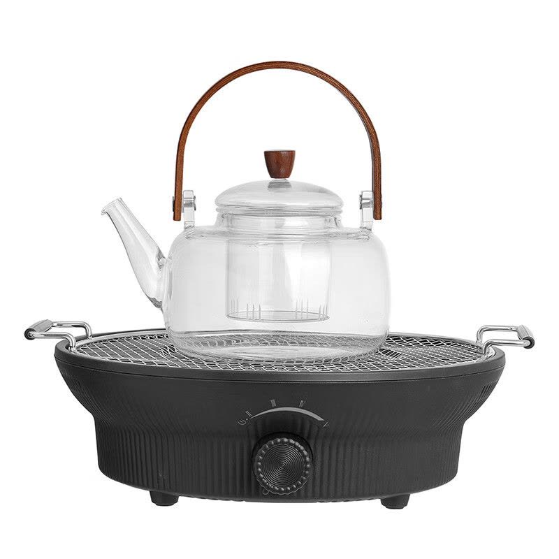 艾贝丽无烟围炉煮茶器(含壶)0.8L大容量花茶壶五档旋钮调温ABL-WL1317图片