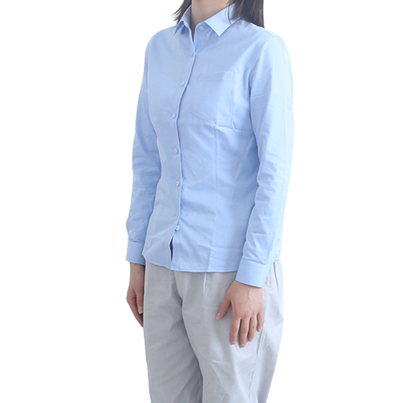 燕舞 BD2EX622004Z1F 衬衫 女士夏季工作服上衣 定制款 35-40码（单位：件）浅蓝色高清大图