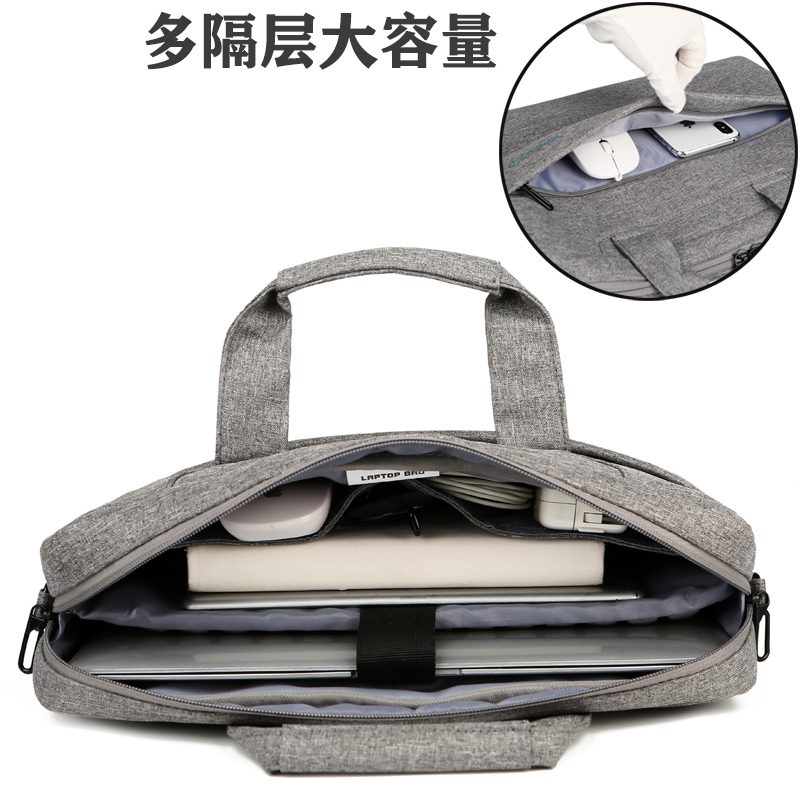 英制(BRINCH)笔记本电脑包14寸男女适用联想小新Air威6小米苹果13.3华为惠普战66星华硕戴尔15.6荣耀16