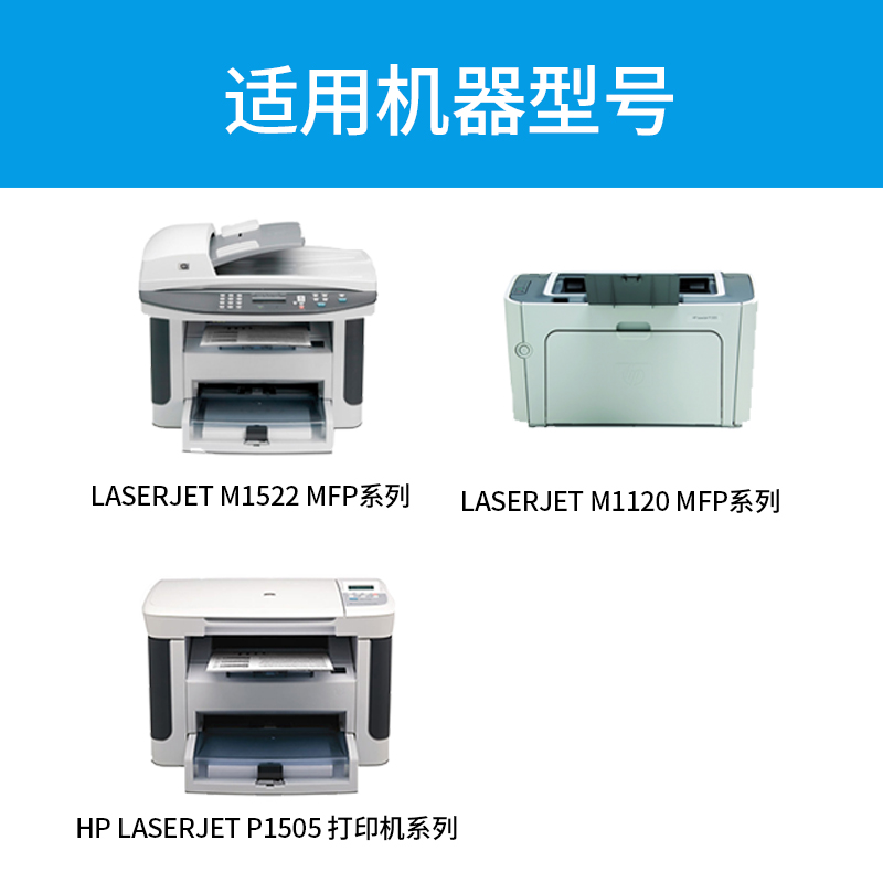 惠普(HP)CB436AF 黑色硒鼓双支装 36A(适用LaserJet P1505n M1120n M1522nf)高清大图