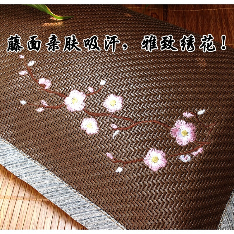 夏天竹凉席枕头藤席冰丝枕加大学生单人儿童茶叶枕芯夏季