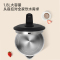 澳柯玛(AUCMA)电水壶ADK-1500G828双层防烫热水壶电热水壶304不锈钢1.8L 暖水壶烧水壶智能断电