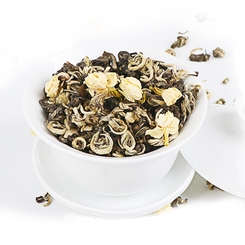 仙青一级茉莉花茶香螺100g袋装高清大图