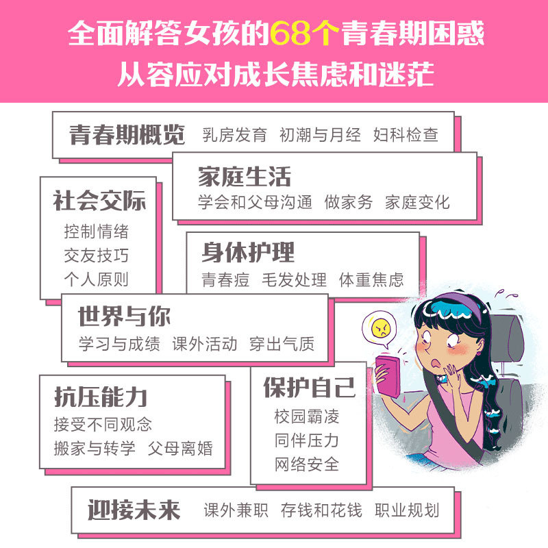 8~18岁青春期女孩发育书性教育心理生理早恋青少年性早熟女孩>800_800