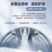 [2021新品]海尔(Haier)全自动滚筒洗衣机10公斤大容量洗烘一体 微蒸汽空气洗 蒸汽除菌香薰祛味 三档调温呵护洗