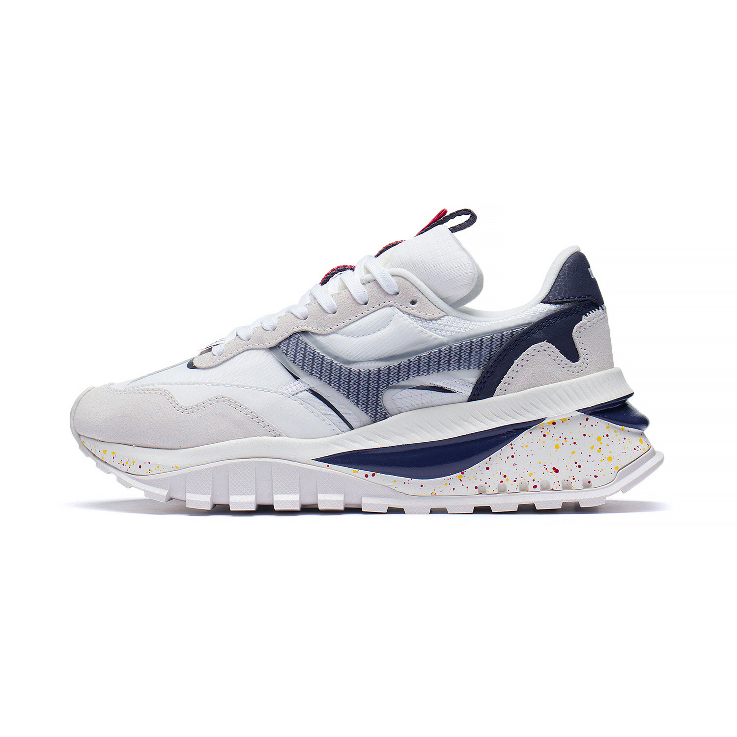 李宁休闲鞋女鞋方圆 evo鞋子女士官方经典时尚厚底低帮运动鞋