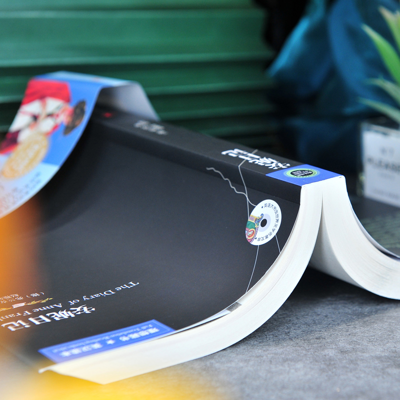 [正版]安妮日记需看需读中英文双语对照版原版适合初中生高中生的课外书10-11-12岁女孩读13-14-15-17女生高清大图