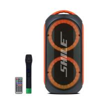 狮乐（SHILE）SL-2019蓝牙音箱户外音乐家庭KTV派对产品宣传便携音箱配无线话筒_23