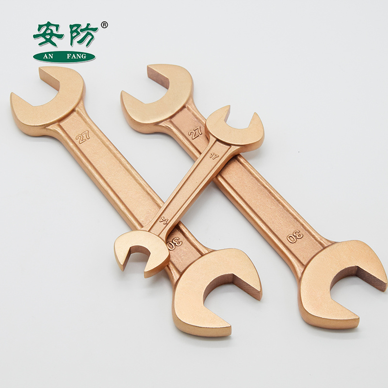 安防(ANFANG)防爆双头呆扳手34*36铝青铜合金双头开口扳手