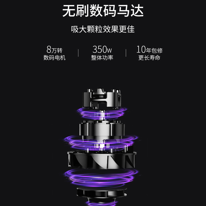 苏泊尔(SUPOR) XC05S33T-03 多功能无线 吸尘器 擦地无死角不缠发