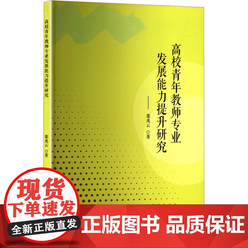 高校青年教师专业发展能力提升研究 栾兆云 著 育儿其他文教 正版图书籍 新华出版社高清大图