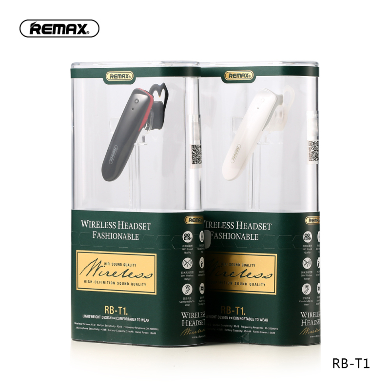 REMAX 蓝牙通话耳机 RB-T1 白色