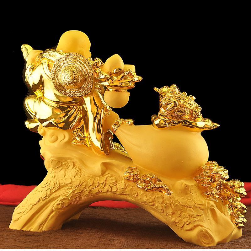 美帮汇弥勒佛像笑佛摆件福到财到家居位客厅开业送礼乔迁工艺品