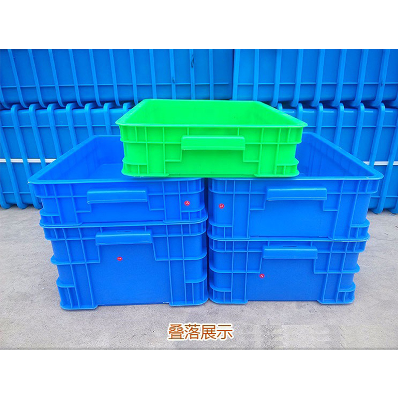 谐晟 塑料盒子周转收纳盒零件盒 575箱蓝外640*430*150mm X41427 1个高清大图