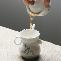苏氏陶瓷(SUSHI CERAMICS) 茶具套装元清陶瓷茶壶茶杯功夫茶具(盖碗)