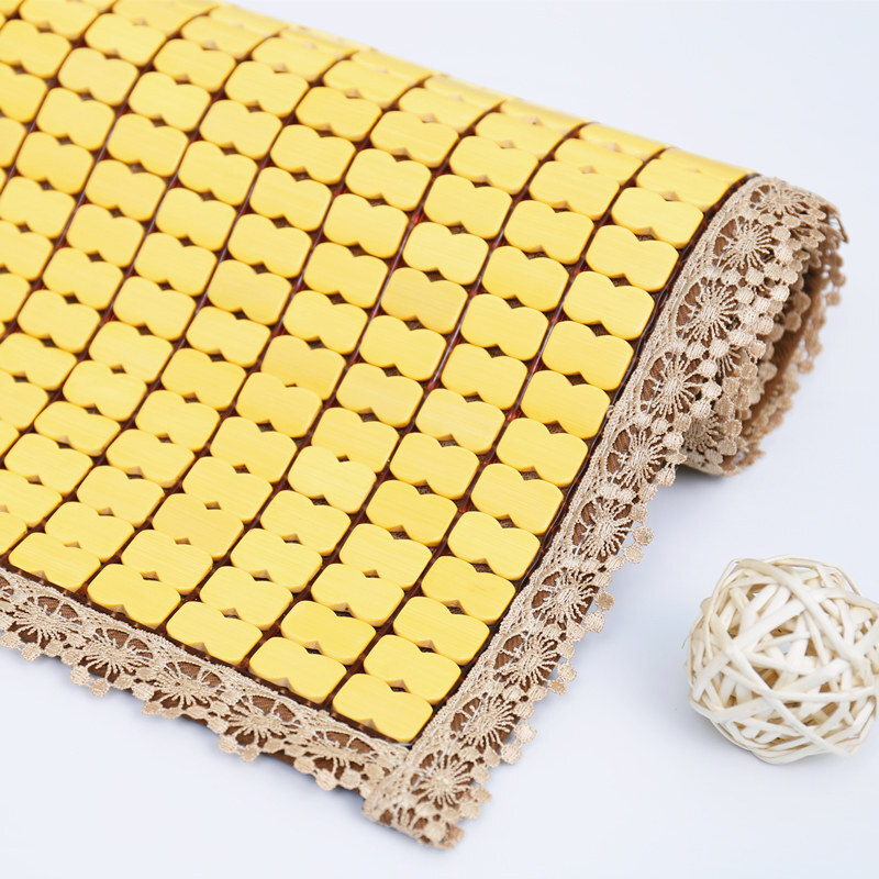 夏天竹凉席沙坐垫夏季沙凉席坐垫麻将席凉垫夏窄边包边防滑参数