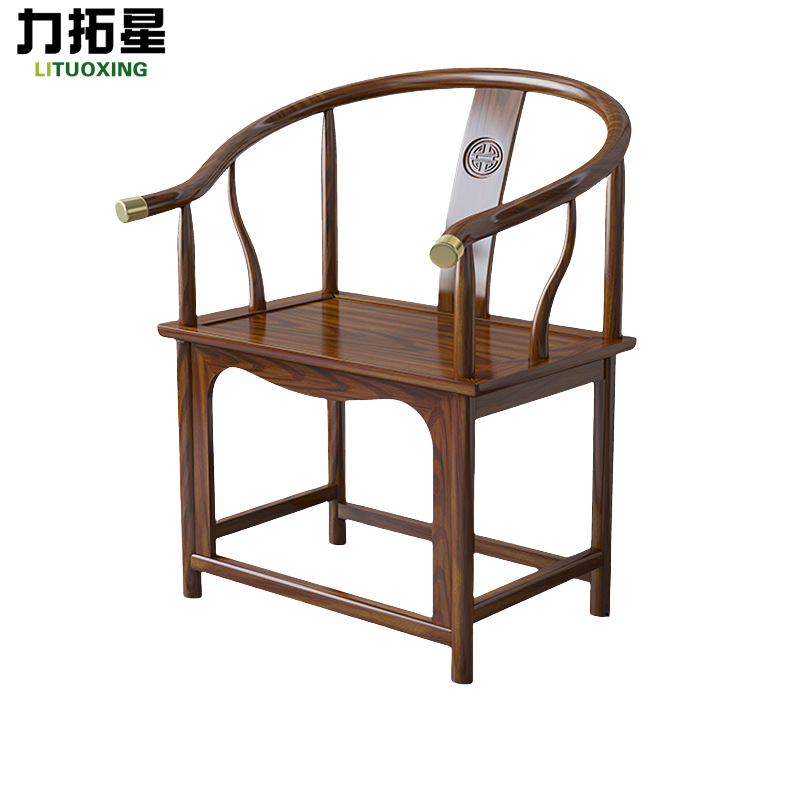 力拓星 实木围椅桌组合 156*46*87cm 套高清大图