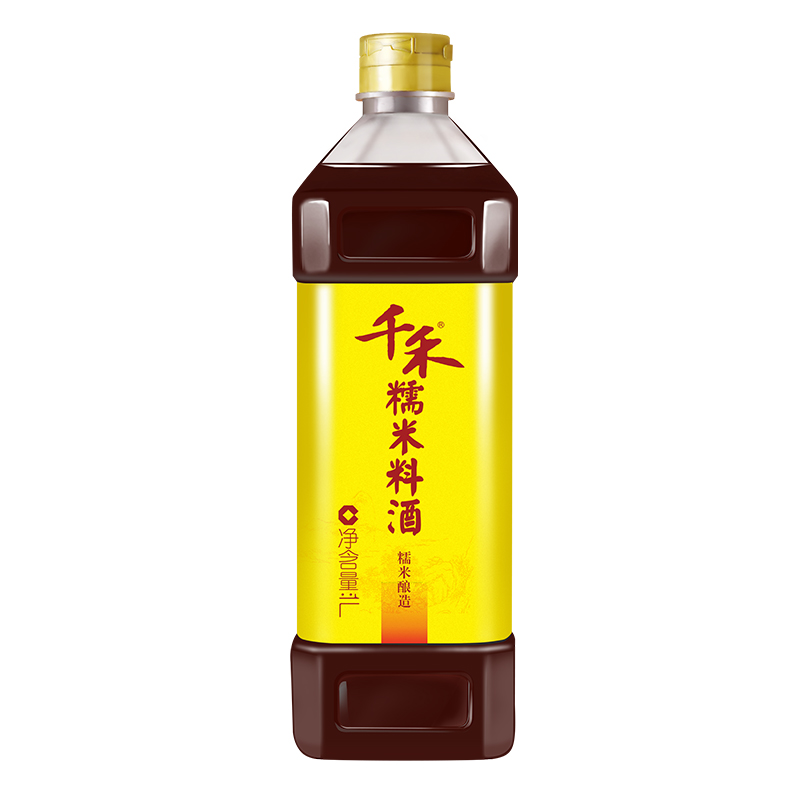 千禾糯米料酒1L自然酿造厨房烹饪调味品提味增鲜高清大图