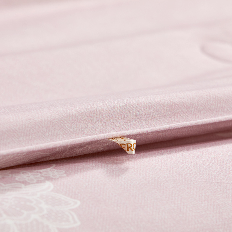 水星家纺 DH若影雅致蚕丝被(水晶玫瑰色)122964200cm*230cm高清大图