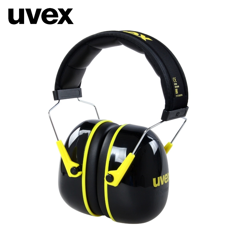 德国UVEX优唯斯K2隔音耳罩抗噪音睡眠学习工业自习劳保射击耳机 UVEX耳罩K2一副