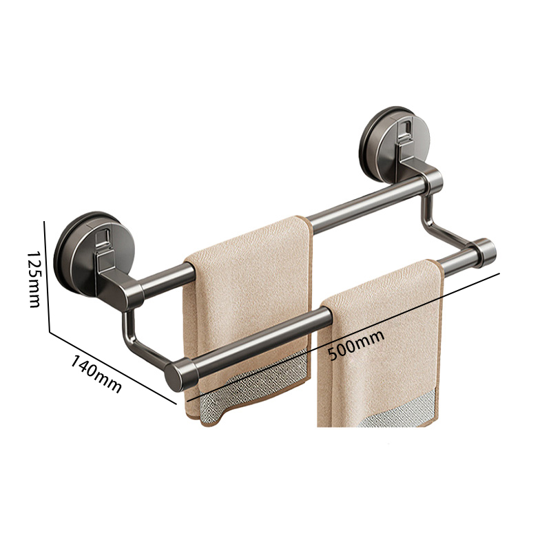 豫汉迎吸盘毛巾架 吸盘毛巾架500*140*125mm个