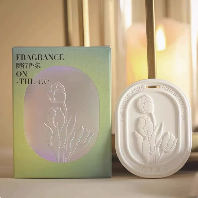 思唯美(sweet made) 花开郁金香石膏片香薰香挂 花开郁金香系列~绿色