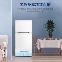 美的（Midea） 冰箱111升L双门双温冷冻冷藏小型家用宿舍租房用BCD-111CM迷你节能省电低音新款电冰箱 f