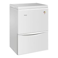 海尔(Haier)LW-120HCD 120升家用冰柜 立卧组合单温冷冻柜 小型迷你节能冷柜 组合冰箱