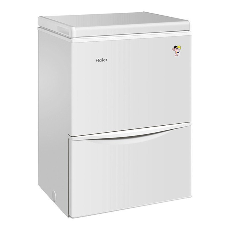 海尔(Haier)LW-120HCD 120升家用冰柜 立卧组合单温冷冻柜 小型迷你节能冷柜 组合冰箱