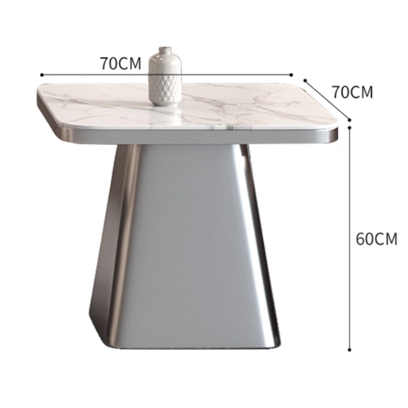 璎蕙 岩板方桌60cm 个高清大图