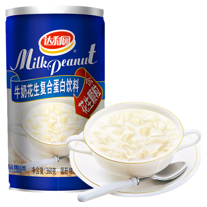 达利园360g12罐牛奶花生原味箱装方便粥
