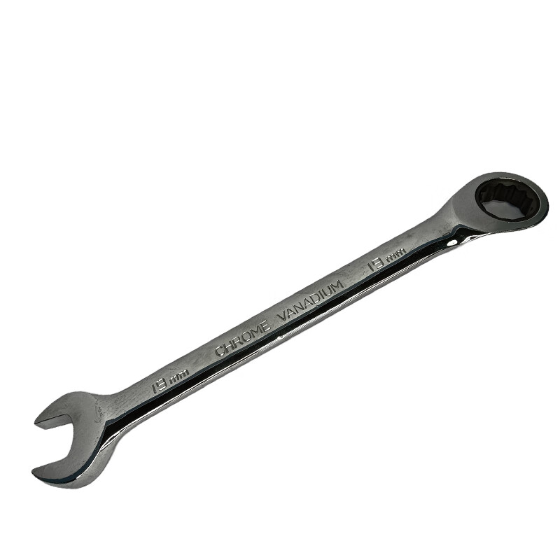 钢盾(SHEFFIELD) S018819 公制精抛光双向棘开两用快扳19mm【家用】