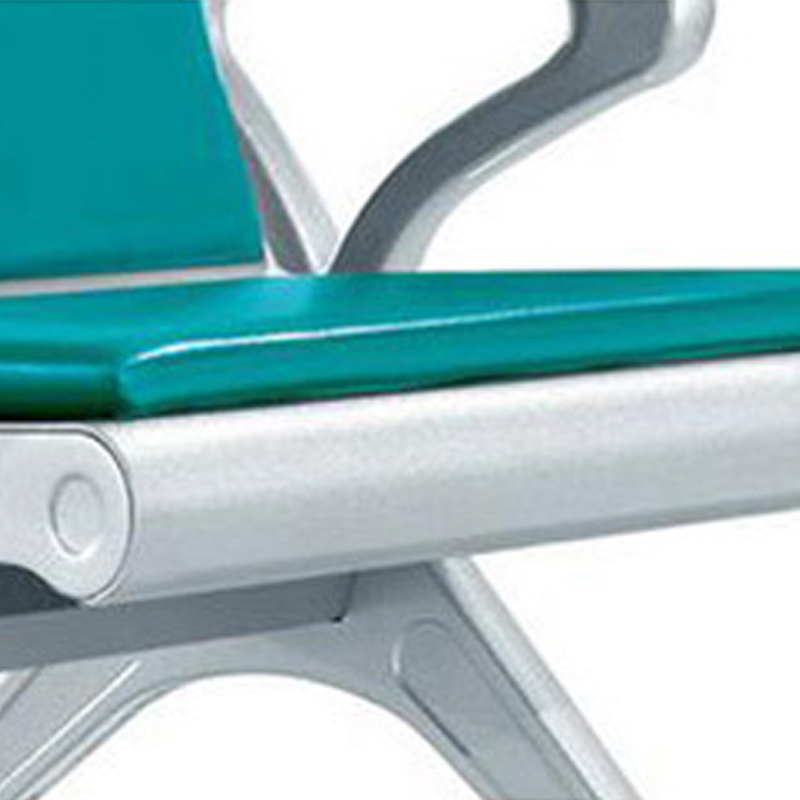 臻远ZY-JCY-24 连排椅机场椅公共座椅等候椅 绿色排椅五人位高清大图