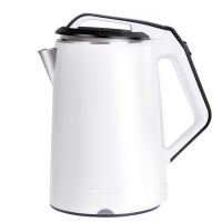 【官方旗舰店】德力西双层隔热电热水壶 内胆优质温控器 2.3L大容量 家用电水壶保温壶