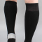 滑雪袜女男冬季加厚专业单双板长袜 男士-灰黑色