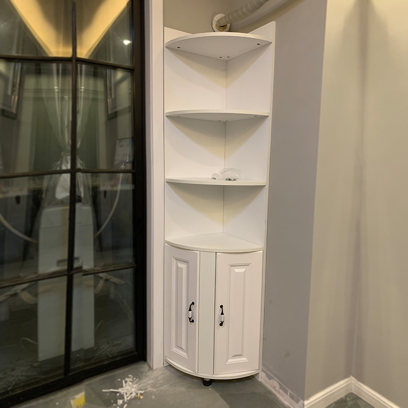 转角柜墙角柜子现代简约藤印象拐角边角三角形收纳柜客厅卧室角落