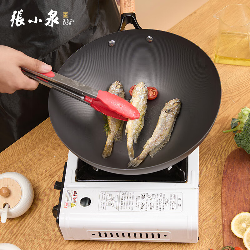 张小泉家味精铁炒锅 型号 C32890100高清大图