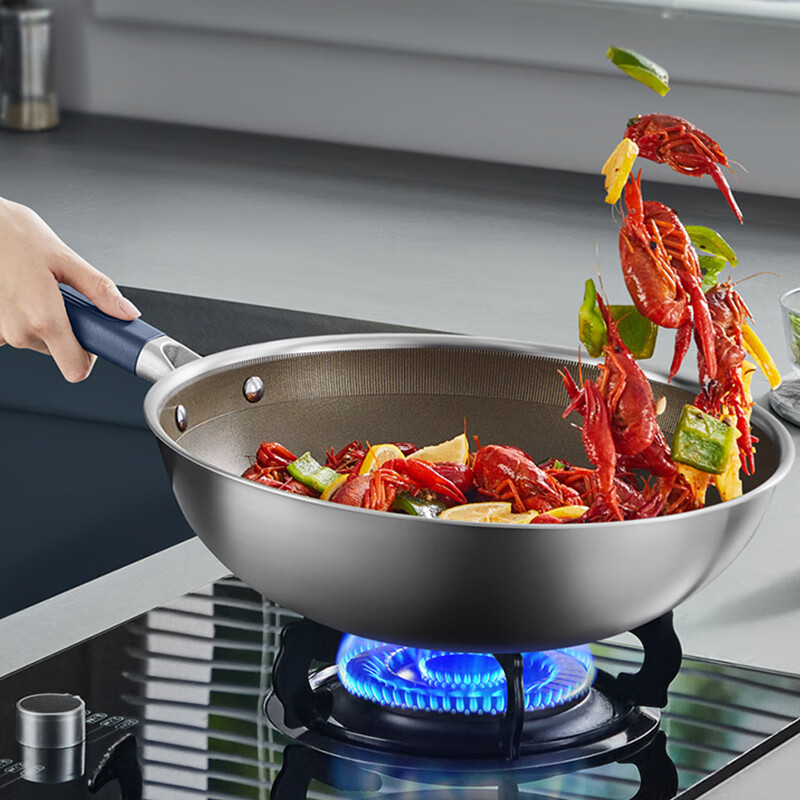 炊大皇(COOKER KING) 鎏光炒锅32cm CG32LG高清大图