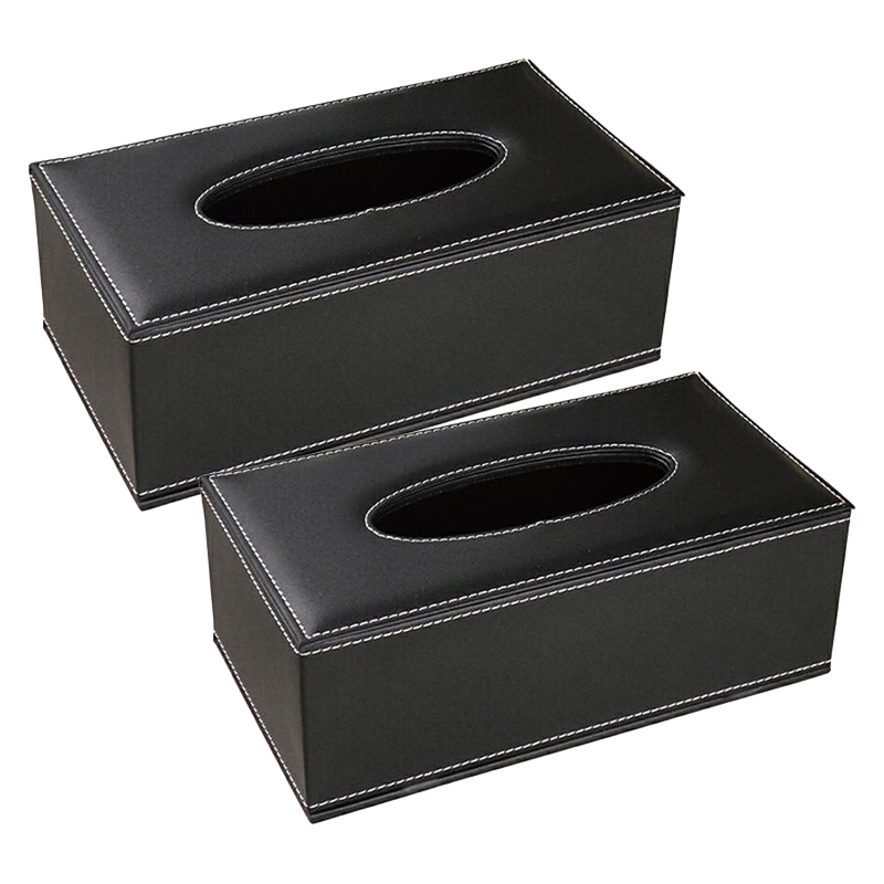 老房太太 抽纸盒纸巾盒 20*12*8.5cm 皮质皮革 收纳盒 餐巾纸盒 F60/个高清大图