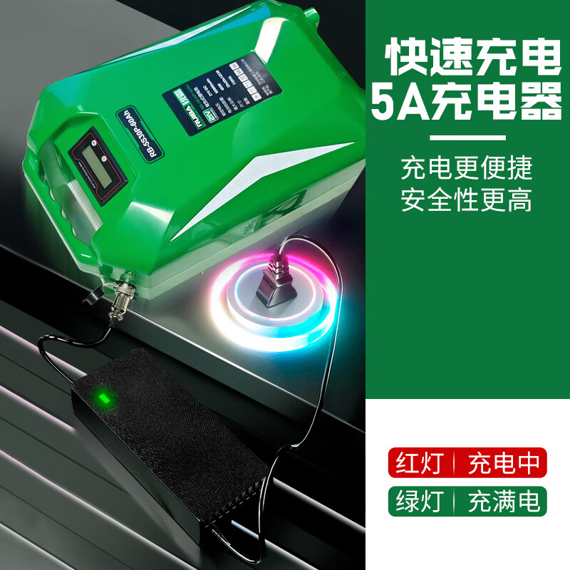 锐霸电动扳手950牛2100牛塔吊电力铁塔汽修轮胎拆卸背包式电池长续航 850牛6万毫安1电送24.30.36套筒高清大图