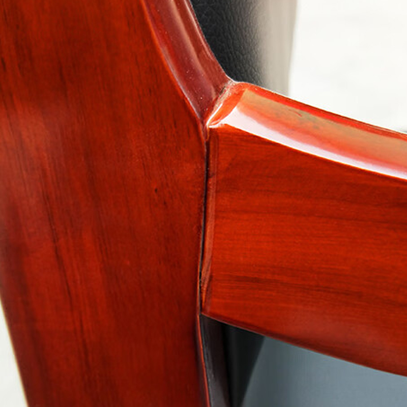 铭威盾会议椅皮面靠背椅无扶手常规款高清大图