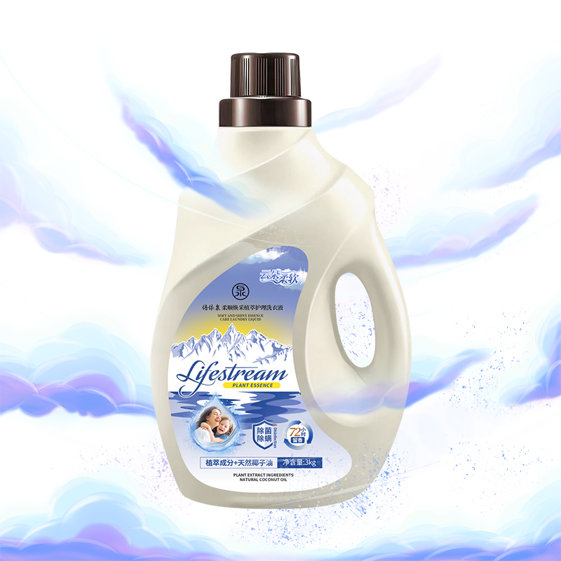 倍依泉柔顺焕采植萃护理 3kg洗衣液计价单位(瓶)白色高清大图