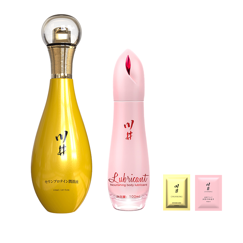 人体润滑剂液油[花式高潮]川井金色润滑液110ml+蜜桃之眼润滑液100ml
