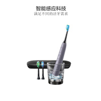 飞利浦(Philips)HX9903/41电动牙刷 智能声波震动 充电式 成人 通用 钻石美白 31000转/分 银灰色