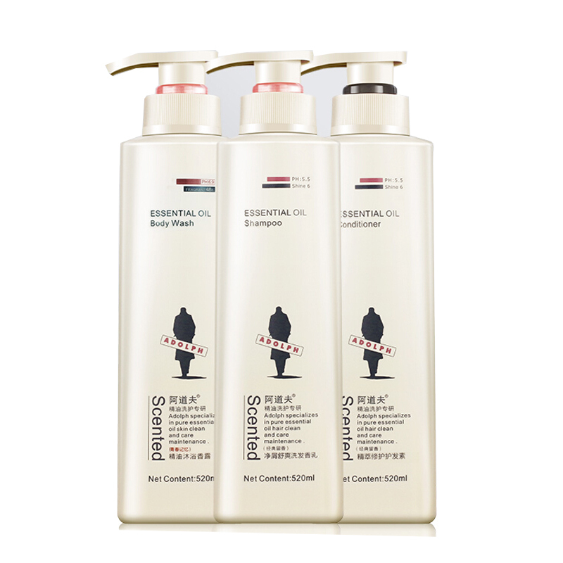 阿道夫 新品净屑舒爽520ml*3洗护沐三件套装