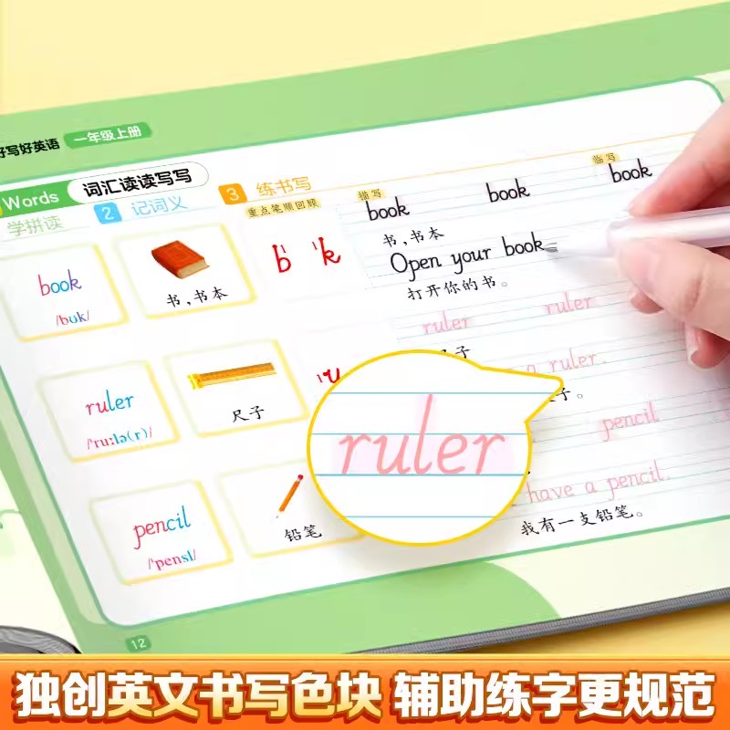 [二年级下册]一类字+二类字 [正版]2024版 三步写好规范字一二类字同步字帖一年级二年级三四年级上册五年级人教版上小高清大图