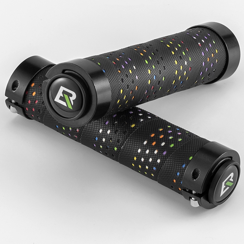 妖怪自行车把套山地车车把锁死骑行手把套pu把手握把配件