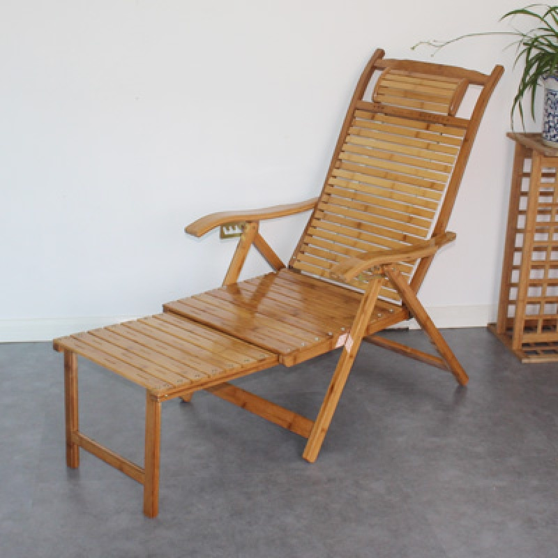 楠竹竹躺椅 竹摇椅免安装 闪电客折叠午休午睡椅6款可选免安装