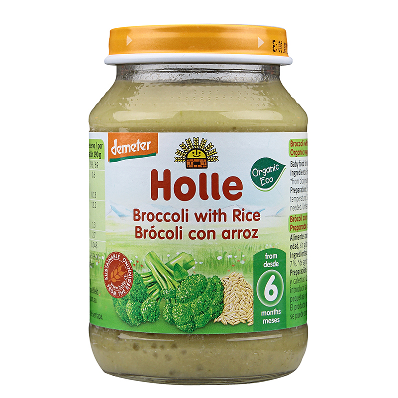 Holle凱莉 有機西蘭花全穀米飯 190g