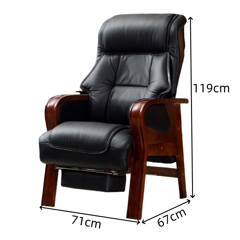 华立伟办公椅老板椅pu皮把高清大图